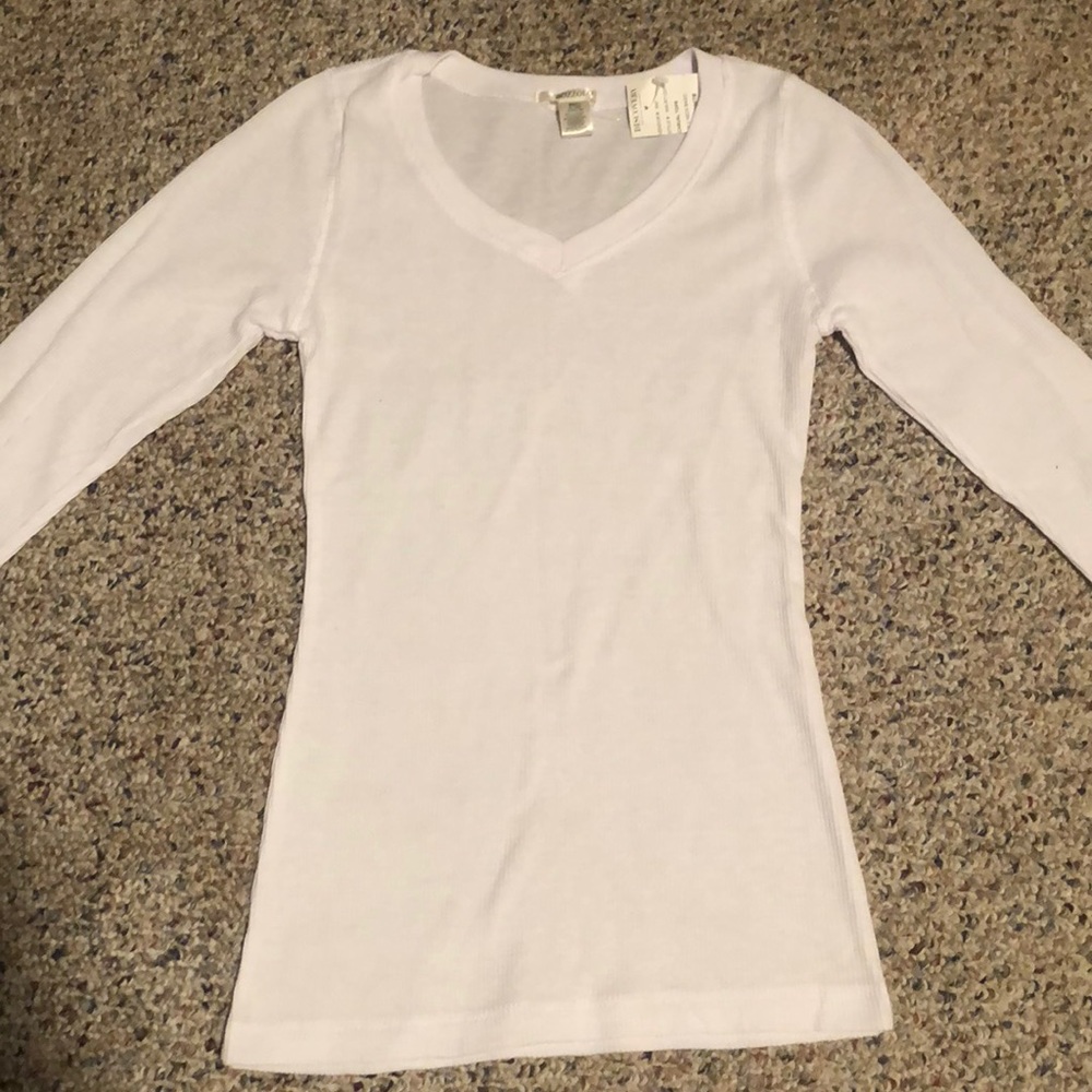 White long sleeved top